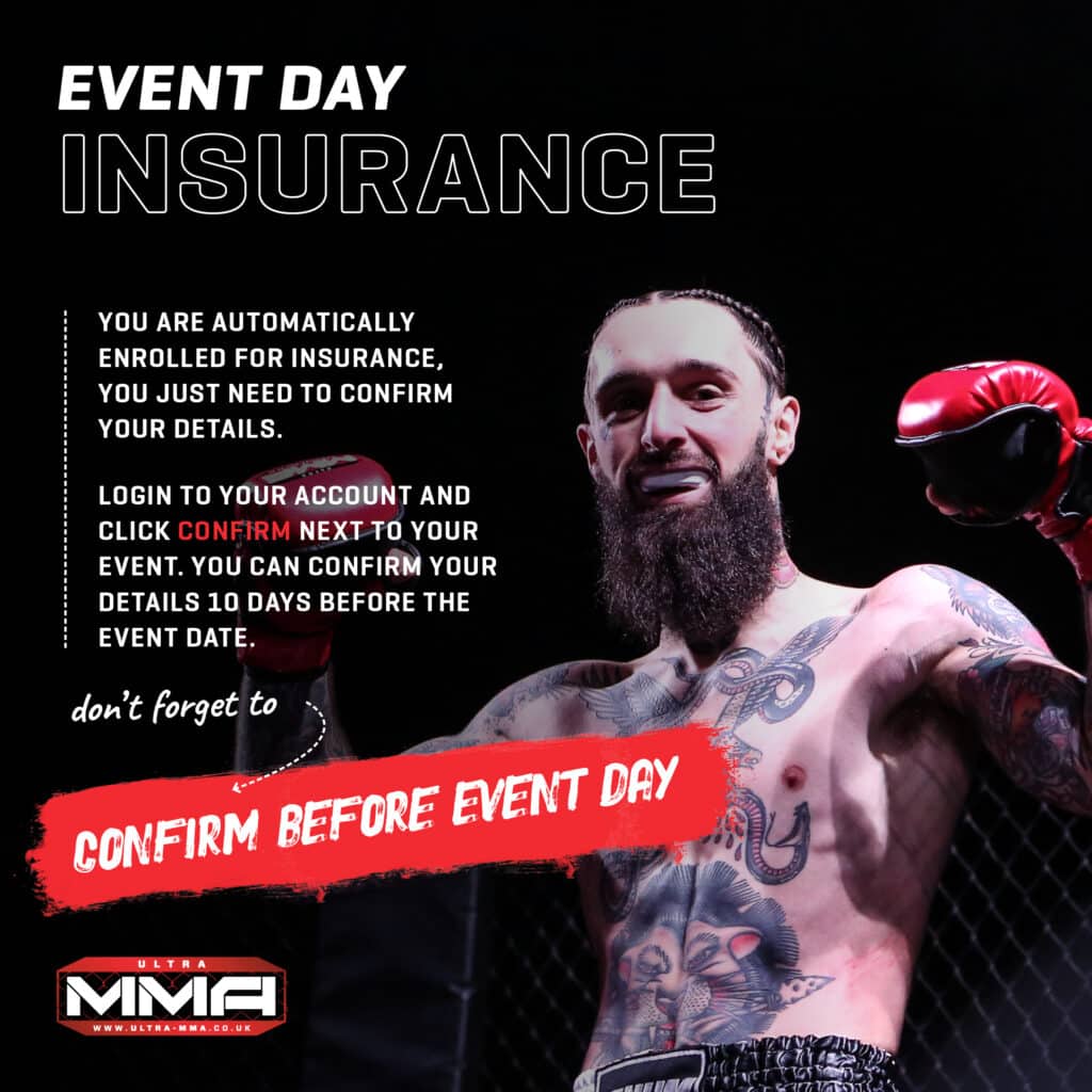 Ultra MMA Event Day Insurance